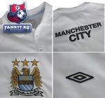Поло Манчестер Сити / Manchester City Euro Aftermatch Cvc Polo - White / Black
