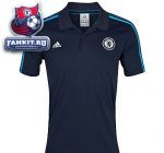 Поло Челси / adidas Chelsea Core Polo - Collegiate Navy/Cyan