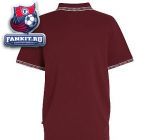 Поло Манчестер Сити / Manchester City Diamond Series Jaquard Trim Polo - Zinfandel/Dark Navy/White
