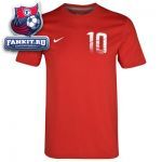 Футболка Манчестер Юнайтед / MANCHESTER UNITED ROONEY HERO TEE - SPORT RED/ DK GREY HEATHER