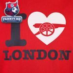 Детская толстовка Арсенал / I Love London Hoody Red