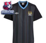 Детская футболка Манчестер Сити / Manchester City Euro Training Shortsleeve Jersey - Black/Vista Blue - kids