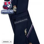 Галстук Реал Мадрид / Real Madrid Crest Logo Navy Stripe Tie
