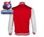 Кофта Манчестер Юнайтед / MANCHESTER UNITED UEFA CHAMPIONS LEAGUE PRINTED VARSITY BASEBALL JACKET - RED/WHITE 
