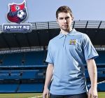 Поло Манчестер Сити / Manchester City Essential Steering Zip Polo Top - Sky