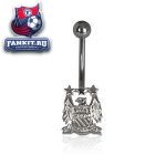 Серьга в пупок Манчестер Сити / Manchester City Belly Bar - Sterling Silver