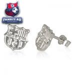 Серебряные серьги Барселона / Barcelona Crest Earrings Sterling Silver