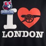 Детская толстовка Арсенал / I Love London Hoody Black