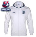 Кофта Англия /  England Zip Thru Hooded Sweat - White