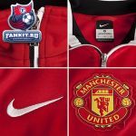 Куртка Манчестер Юнайтед / MANCHESTER UNITED CORE TRAINER JACKET - DIABLO RED/DIABLO RED/WHITE
