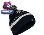 Шапка Барселона / Barcelona Fair Play Bobble Knit Hat - Navy/White