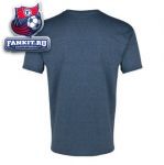 Футболка Манчестер Юнайтед / MANCHESTER UNITED TEXT CREST GRAPHIC T-SHIRT - HEATHER NAVY - MENS