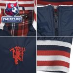 Куртка Манчестер Юнайтед / MANCHESTER UNITED HERITAGE NYLON BOMBER JACKET - NAVY 