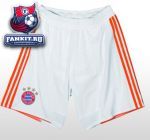 Бавариятрусы игровые выездные Adidas 2011-13 белые / Bayern Munich Away Short 2012/13