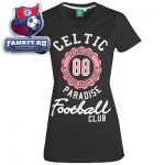 Женская футболка Селтик / Celtic 88 Rosette Graphic Long T-Shirt - Black - Womens