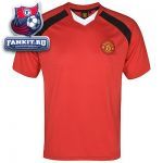 Футболка детская Манчестер Юнайтед / MANCHESTER UNITED ESSENTIALS V NECK POLY PANEL T-SHIRT