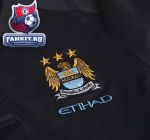 Детское поло Манчестер Сити / Manchester City Aftermatch Cvc Polo - Black/Vista Blue - Kids