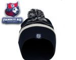 Шапка Барселона / Barcelona Fair Play Bobble Knit Hat - Navy/White