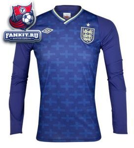 Англия вратарский свитер игровой с длинным рукавом 12-13 Umbro