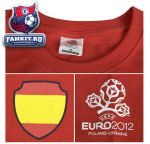 Футболка Испания / Euro 2012 Spain T-Shirt - Red/Blue