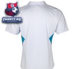 Детское поло Манчестер Сити / Manchester City Aftermatch Poly Polo - White/Vivid Blue - Kids