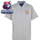 Поло Манчестер Сити / Manchester City Essential Steering Zip Polo Top - Ice Marl