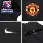 Штаны Манчестер Юнайтед / MANCHESTER UNITED CORE FLEECE PANT - BLACK/WHITE 