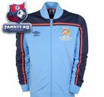 Ретро-кофта Финала Кубка Англии 1981 года Манчестер Сити / Manchester City 1981 Centenary FA Cup Final Anthem Jacket - Provence/Navy/Vermillion