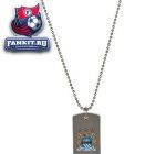 Подвеска Манчестер Сити / Manchester City Stainless Steel Colour Crest Dog Tag