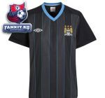 Футболка Манчестер Сити / Manchester City Euro Training Short sleeve Jersey - Black/Vista Blue