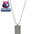 Подвеска Манчестер Сити / Manchester City Stainless Steel Colour Crest Dog Tag