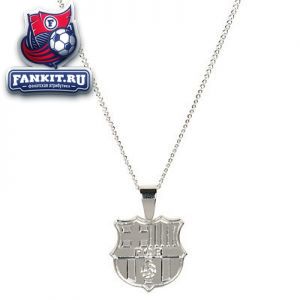 Серебряная цепочка с кулоном Барселона / Barcelona Coloured Crest Stainless Steel