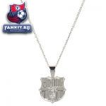 Серебряная цепочка с кулоном Барселона / Barcelona Coloured Crest Stainless Steel