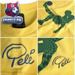 Футболка Бразилия / Pele Sports Brazil Bike Kick Tee - Daisy