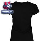 Женская футболка Манчестер Сити / Manchester City Essential Rhinestone T-Shirt - Black - Womens