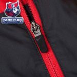 Куртка Манчестер Юнайтед / MANCHESTER UNITED WOVEN SIDELINE JACKET - ANTHRACITE/DIABLO RED/WHITE/WHITE 