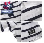 Кофта Франция / France Cotton Replica Polo Shirt - White/Obsidian/Obsidian