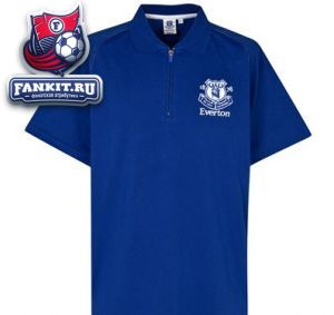 Футболка поло Эвертон / Everton Essential Spook Zip Polo Top