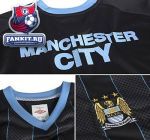 Футболка Манчестер Сити / Manchester City Euro Training Short sleeve Jersey - Black/Vista Blue