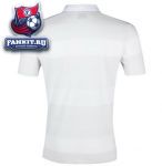 Поло Англия / England Media Polo Sponsored - White/Light Silver/Blue