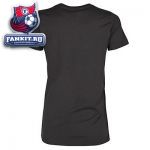 Женская футболка Селтик / Celtic Rhinestud Shamrock Logo Longline T-Shirt - Grey - Womens