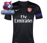 Футболка Арсенал / Arsenal Short Sleeve Training Top 1 - Black/Black/Court Purple/White