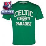 Футболка Селтик / Celtic Essentials Puff Print T-Shirt - Green/White
