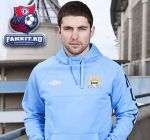 Толстовка Манчестер Сити / Manchester City WTC Overhead Hoody - Vista Blue / White
