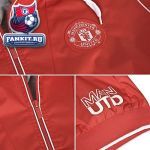 Куртка Манчестер Юнайтед /MANCHESTER UNITED CLASSIC PIPED SHOWER JACKET - RED/WHITE 