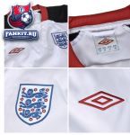 Кофта Англия / England Warm Up Top - White/Galaxy/Vermillion