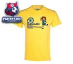 Футболка Челси / Chelsea David Luiz Pixel T-Shirt - Yellow - Mens
