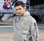 Толстовка Манчестер Сити / Manchester City WTC Overhead Hoody - Grey Marl / Dark Navy
