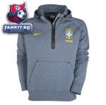 Толстовка Бразилия / Brazil Best AW77 Hoodie - Blue Dusk Htr/Varsity Maize