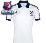Поло Челси / adidas Chelsea Training Polo - White/Collegiate Navy/Light Football Gold